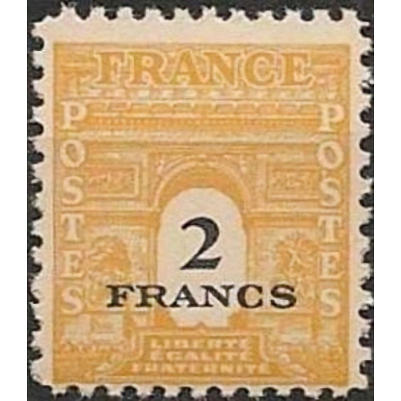 n°709 2F. Arc de triomphe 1944