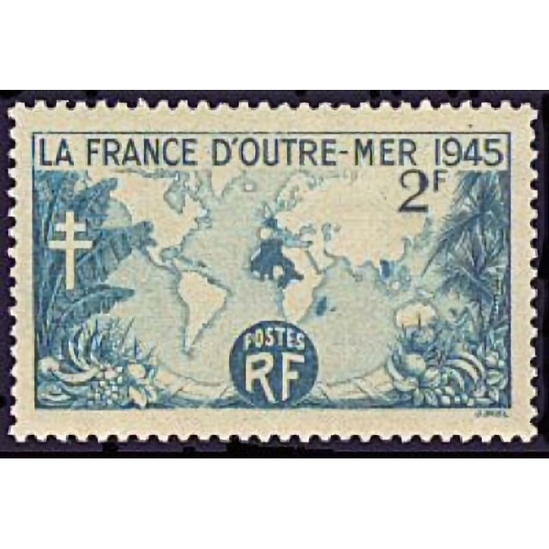 n°741 2F. La France d'outremer