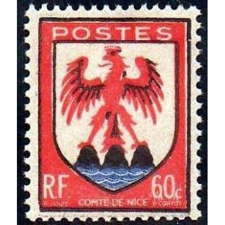 n°758 60c. Blason du Comté de Nice