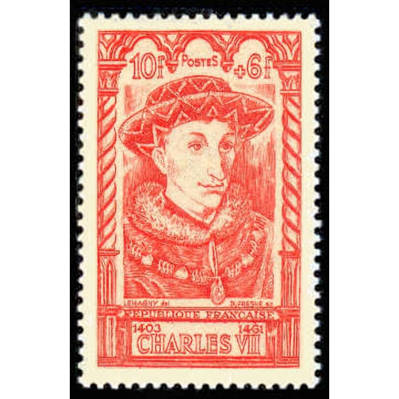 n°770 10F.+6F. Charles VII