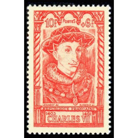 n°770 10F.+6F. Charles VII