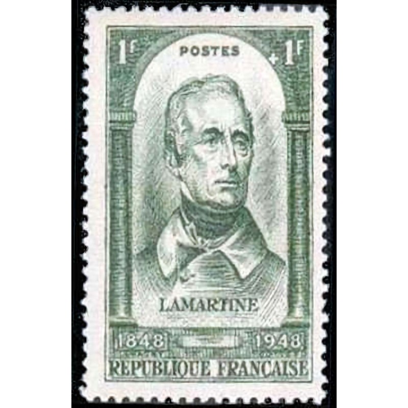 n°795 1F+1F. Lamartine