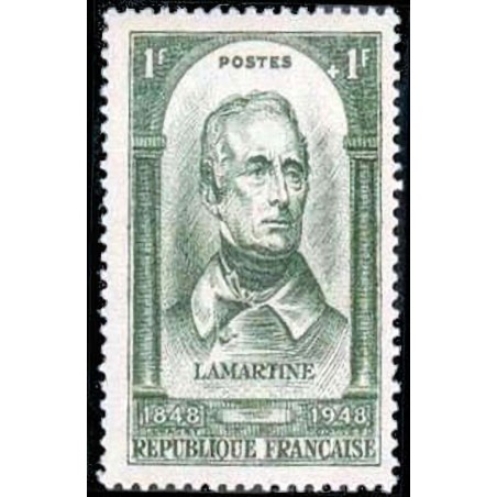 n°795 1F+1F. Lamartine