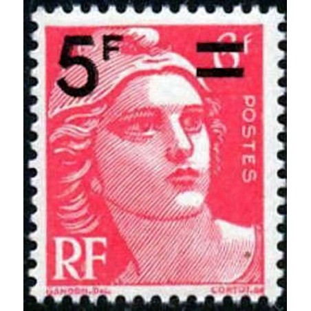 n°827 5F. sur 6F. Marianne de Gandon