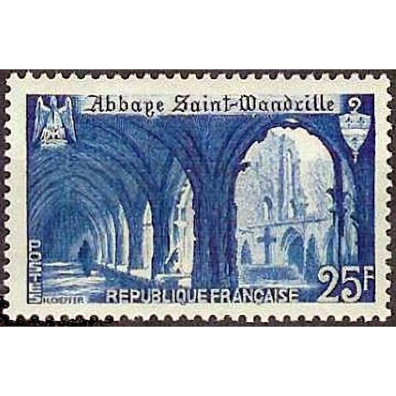 n°842 25F. Abbaye de Saint-Wandrille