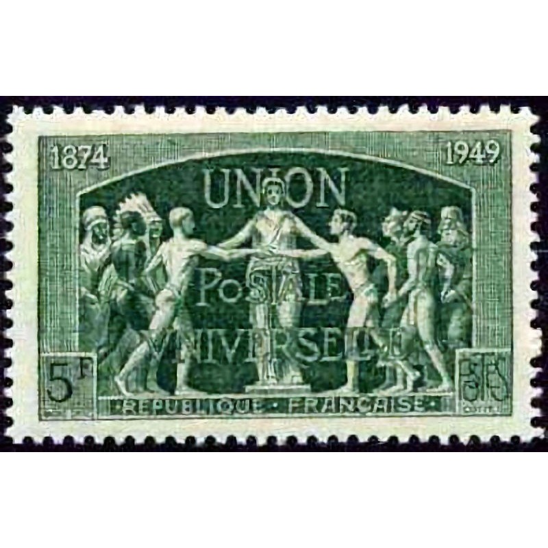 n°850 5F. 75ème anniversaire de l'UPU