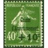 n°253 +10c sur 40 Semeuse camée caisse d'amortissement