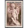 n°877 15F+3F. Croix rouge 1950
