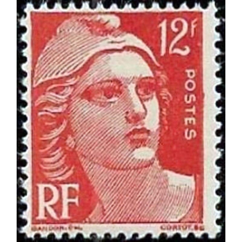 n°885 12F. Marianne de Gandon