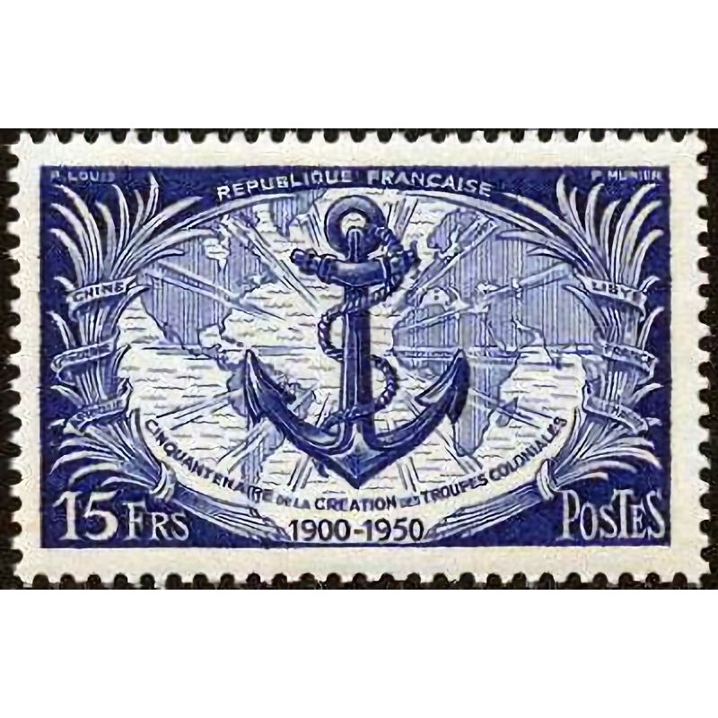 n°889 15F. Troupe coloniales