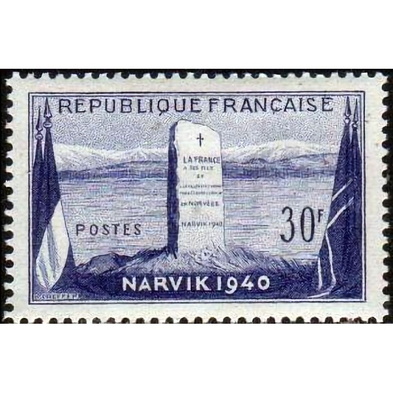 n°922 30F. Bataille de Narvik