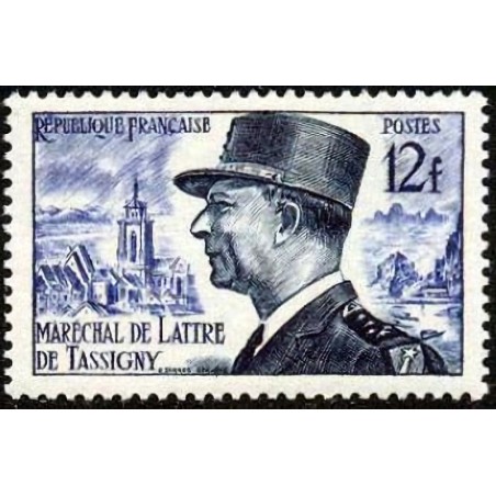 n°982 12F. Maréchal De Lattre