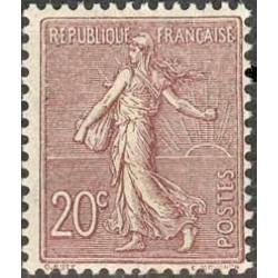n° 131 20c Semeuse lignée