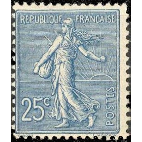 n°132 25c. Semeuse lignée