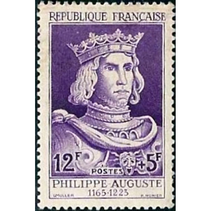 n°1027 12F+3F. Philippe Auguste
