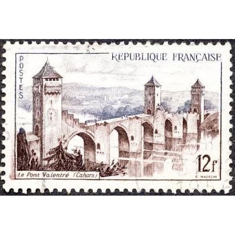n°1039 12F. Pont Valentré de Cahors