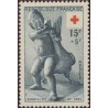 n°1049 15F+5F. Croix rouge 1955