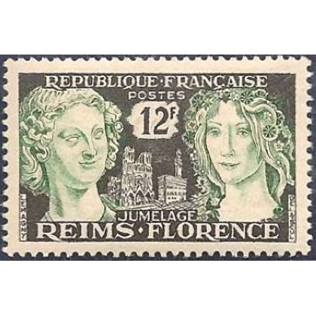 n°1061 12F. Jumelage Reims-Florence
